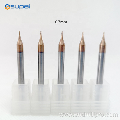 Micro Diameter End Mill 2flute Cnc Cutting Tools